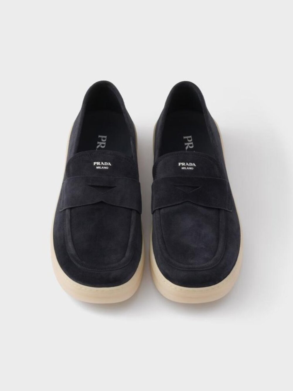 Prada Loafers In Suede Leather UK 11 Men - Picture 5 of 5